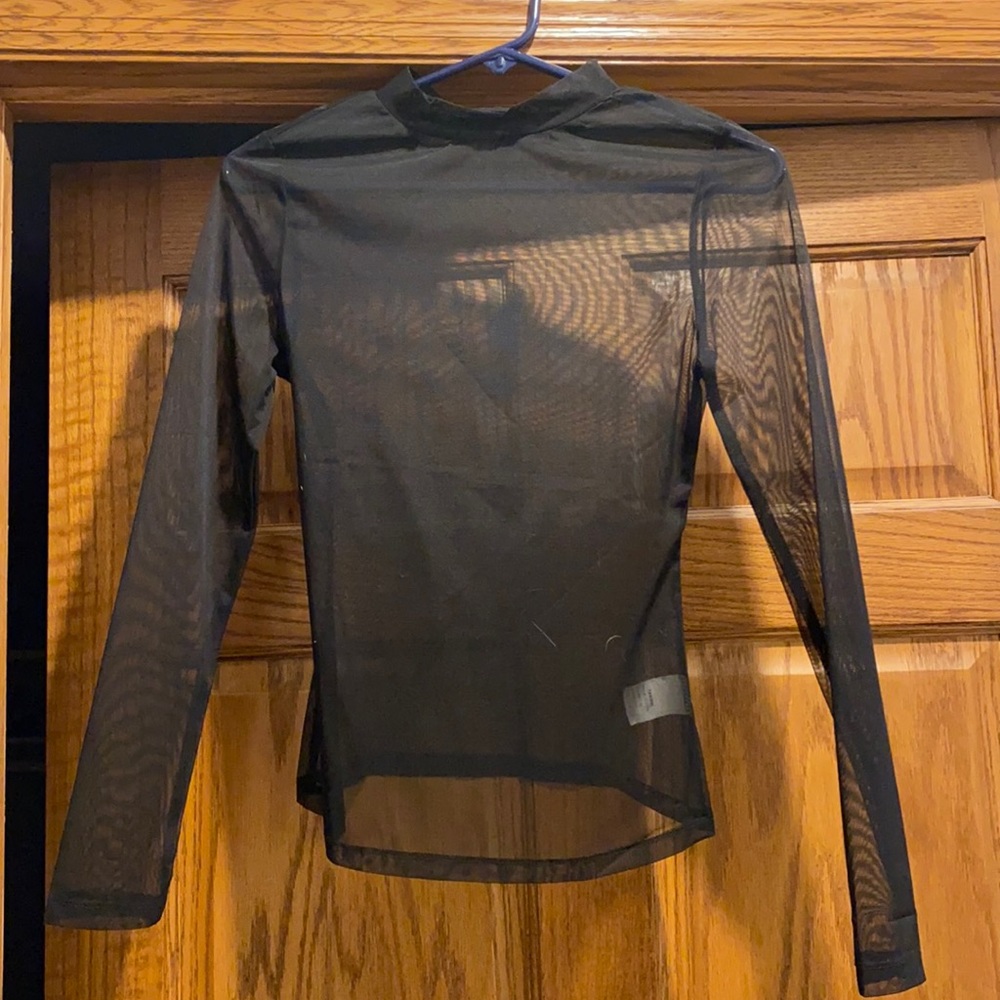Women’s Black Mesh Shirt